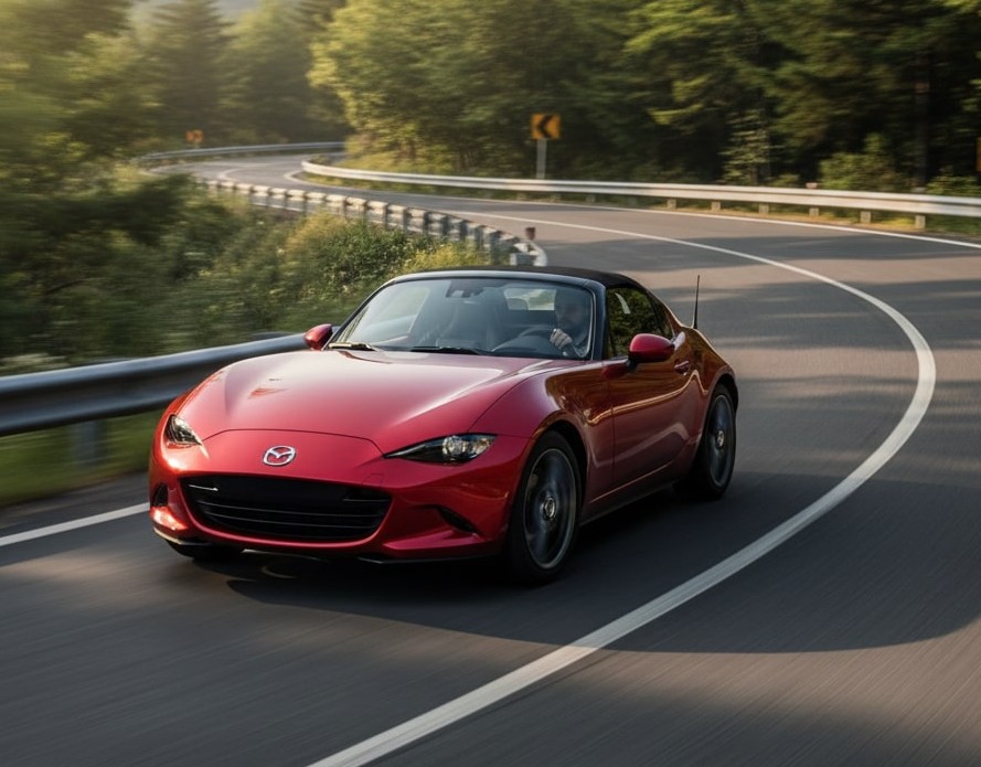 Pengendara merasakan kesatuan dengan mobil Mazda